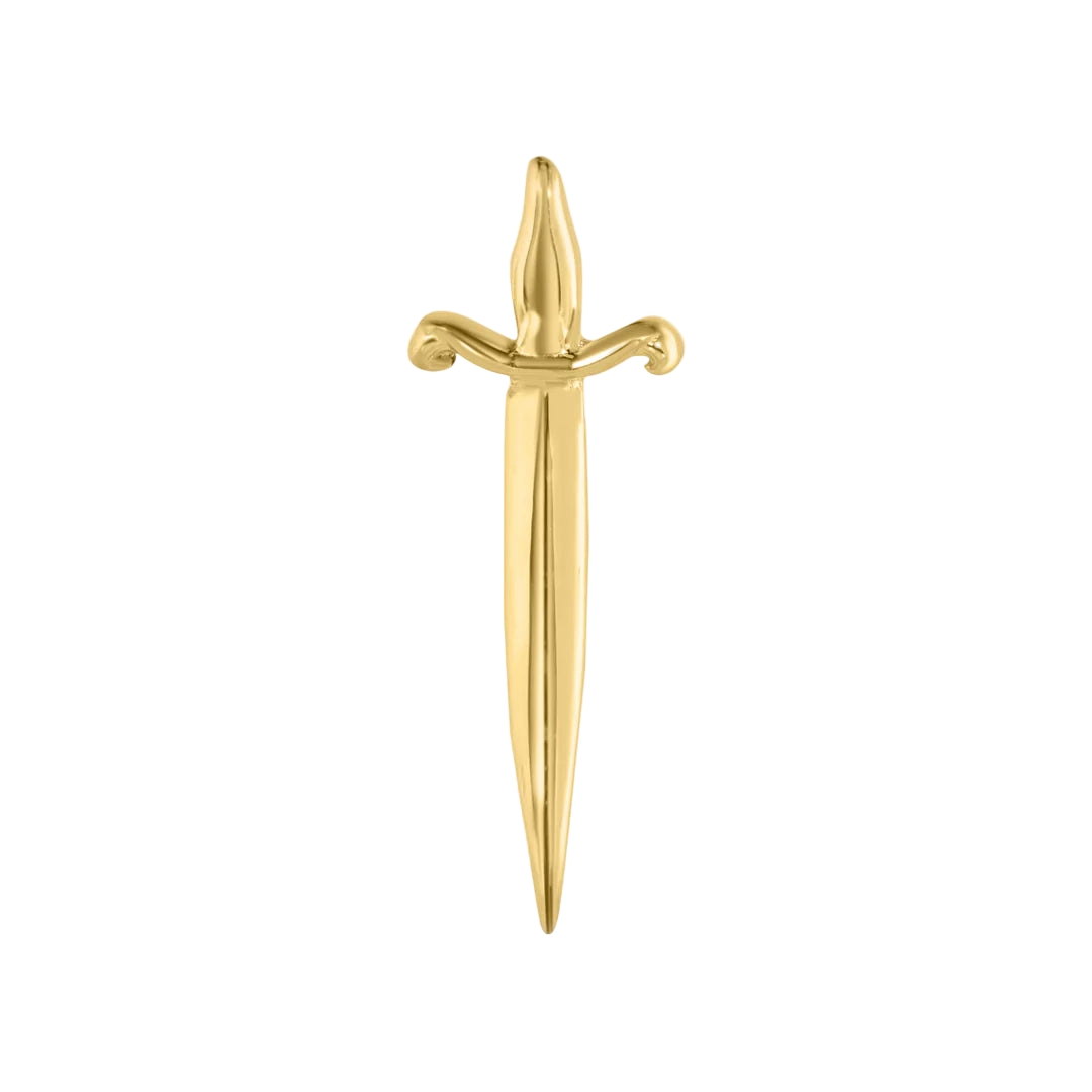 Pugio Dagger – 14K Gold Threadless & Threaded End