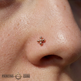 Quadre - 18K Gold Threadless/Threaded End