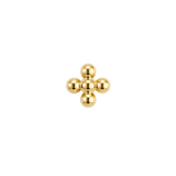 Quadre - 18K Gold Threadless/Threaded End - piercing - zone.com