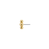 Quadre - 18K Gold Threadless/Threaded End - piercing - zone.com