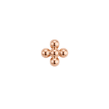 Quadre - 18K Gold Threadless/Threaded End - piercing - zone.com