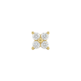 Quartet - 18K Gold Gem Threadless End - piercing - zone.com