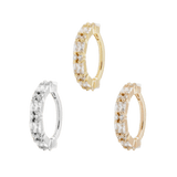 REVELATION - CZ - SOLID 14KT GOLD CLICKER piercing-zone.com