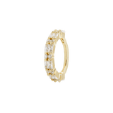 REVELATION - CZ - SOLID 14KT GOLD CLICKER piercing-zone.com