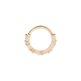 REVELATION - CZ - SOLID 14KT GOLD CLICKER piercing-zone.com