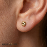 RoseBud – 14K Gold Threadless/Threaded End