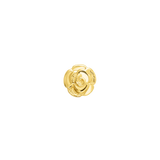 Rose 14K Gold Threadless End – Front View