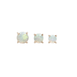 OPAL PRONG CABOCHON - THREADLESS END piercing-zone.com