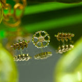 Flora – 14K Gold Flower Threadless End