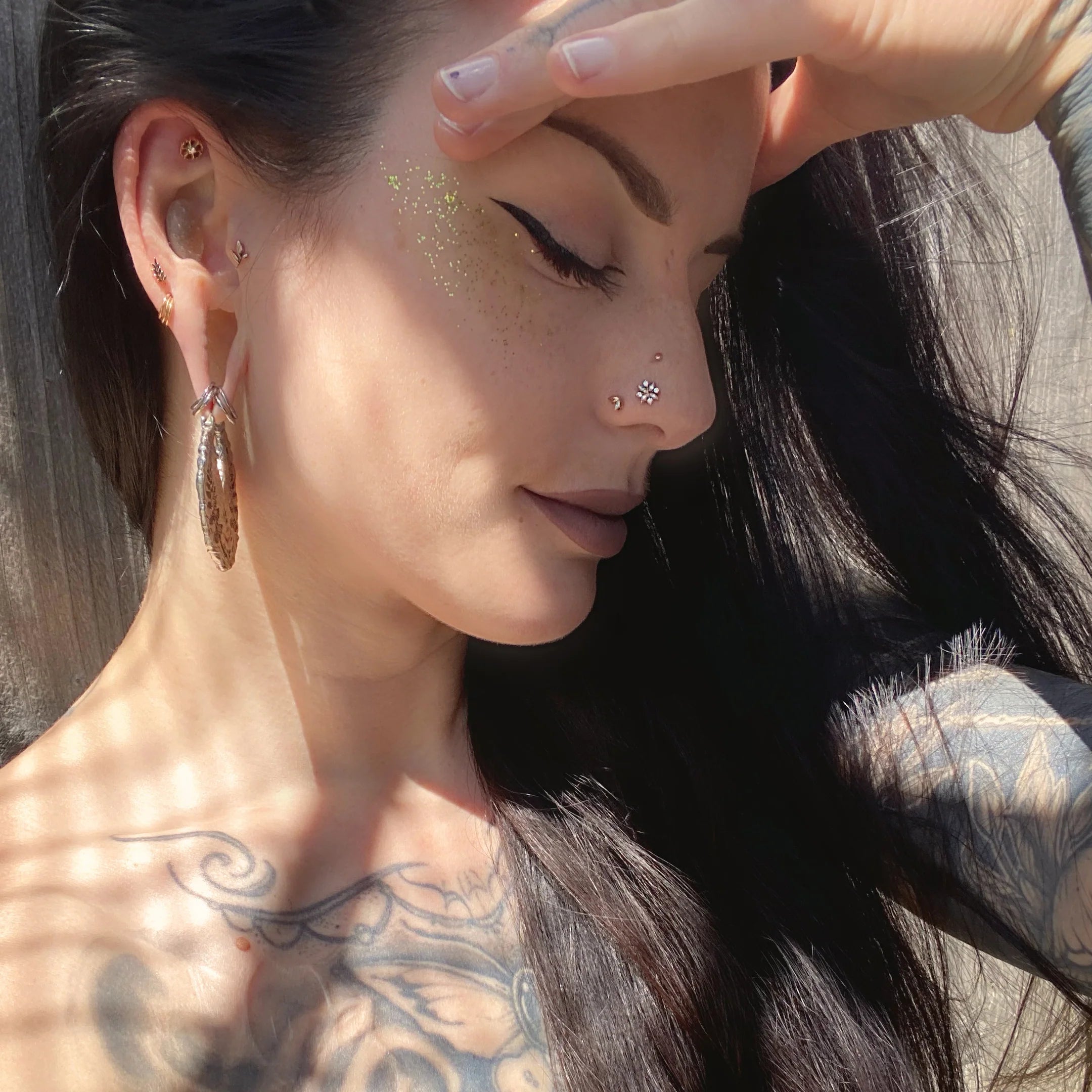 Flora styled in helix – soft and radiant floral touch