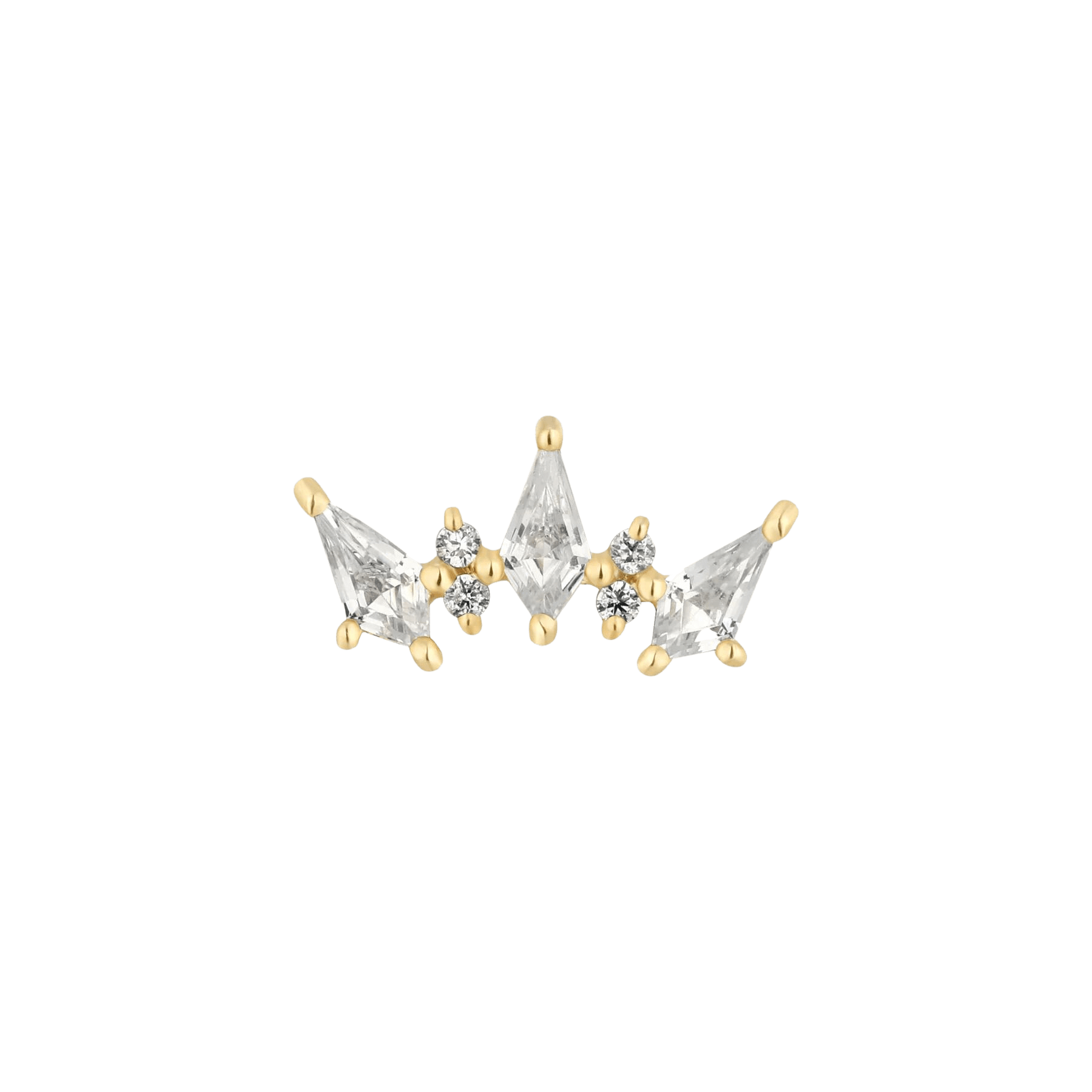 SCANDALOUS - CZ - THREADLESS END piercing-zone.com