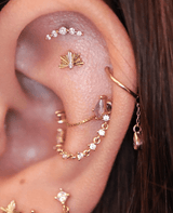 Languid – CZ – 14K Gold Chain