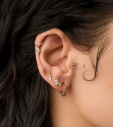 Ethereal – CZ 14K Gold Charm