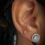 Gold Moon – 14K Gold Threadless End