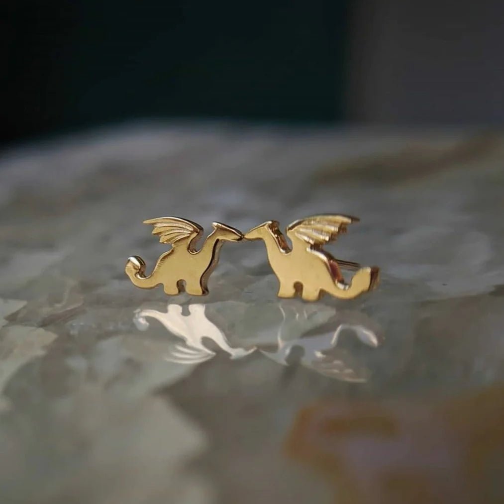 GOLD DRAGON 14K GOLD - THREADLESS END piercing-zone.com