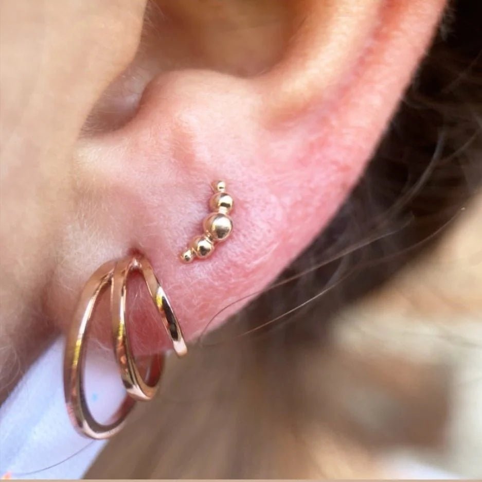 Croissant – 14K Gold Threadless End