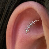 Florence – 14K Gold Threadless End