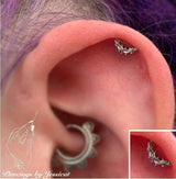 THORN ARC GOLD 14K  - THREADLESS END piercing-zone.com