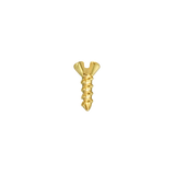 Screwed End in Yellow Gold – Studio Lighting View