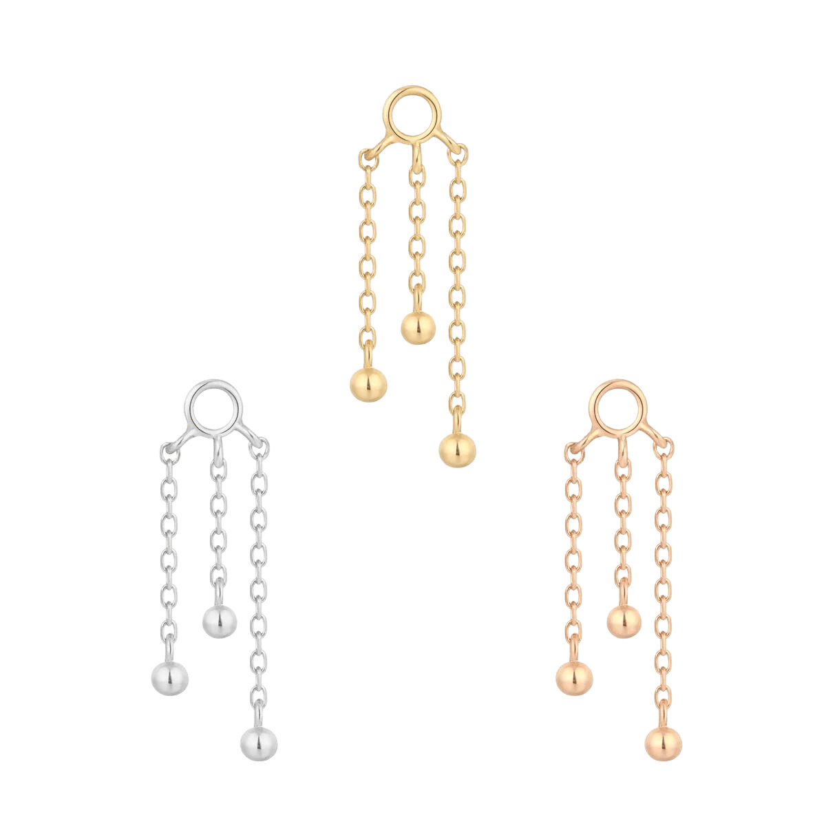 DANCING QUEEN GOLD CHARM piercing-zone.com