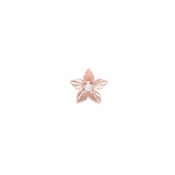 Side Angle of Lula Threadless End – Diamond Detail and Petal Shape