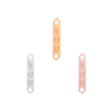 Side Profile of “YOU” End Showing Diamond Placement and Rise
