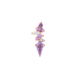 Side View of Mixt Gold End – Elongated Gemstone Layout