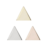 TRIANGLE - SOLID GOLD THREADLESS END piercing-zone.com