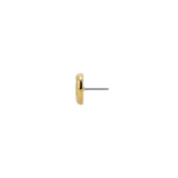 SkullHeart - 18K Gold Threadless End - piercing - zone.com