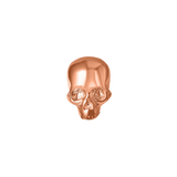 Skull 14K Gold Internally Threaded End – Close-Up