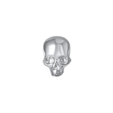 Skull 14K Gold Threadless End – Front View