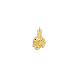 Skull Candle - 18K Gold Threadless/Threaded End - piercing - zone.com