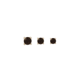 SMOKEY QUARTZ PRONG - THREADLESS END piercing-zone.com