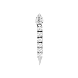 Spellcraft CZ Threadless End – 14K Gold Modern Piercing Charm
