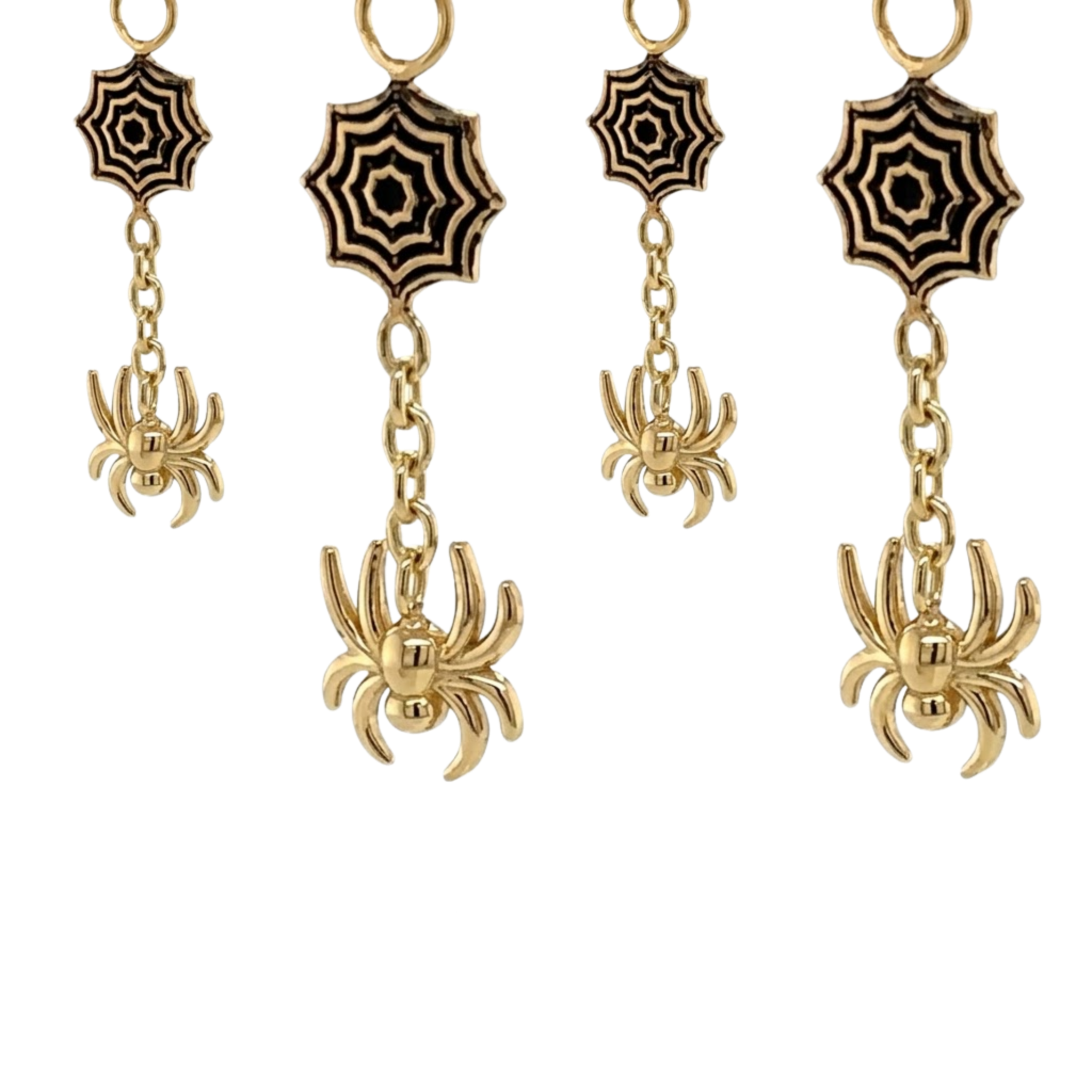 Spider Web rolo chain - Enhancer – 14K Gold Piercing Charm