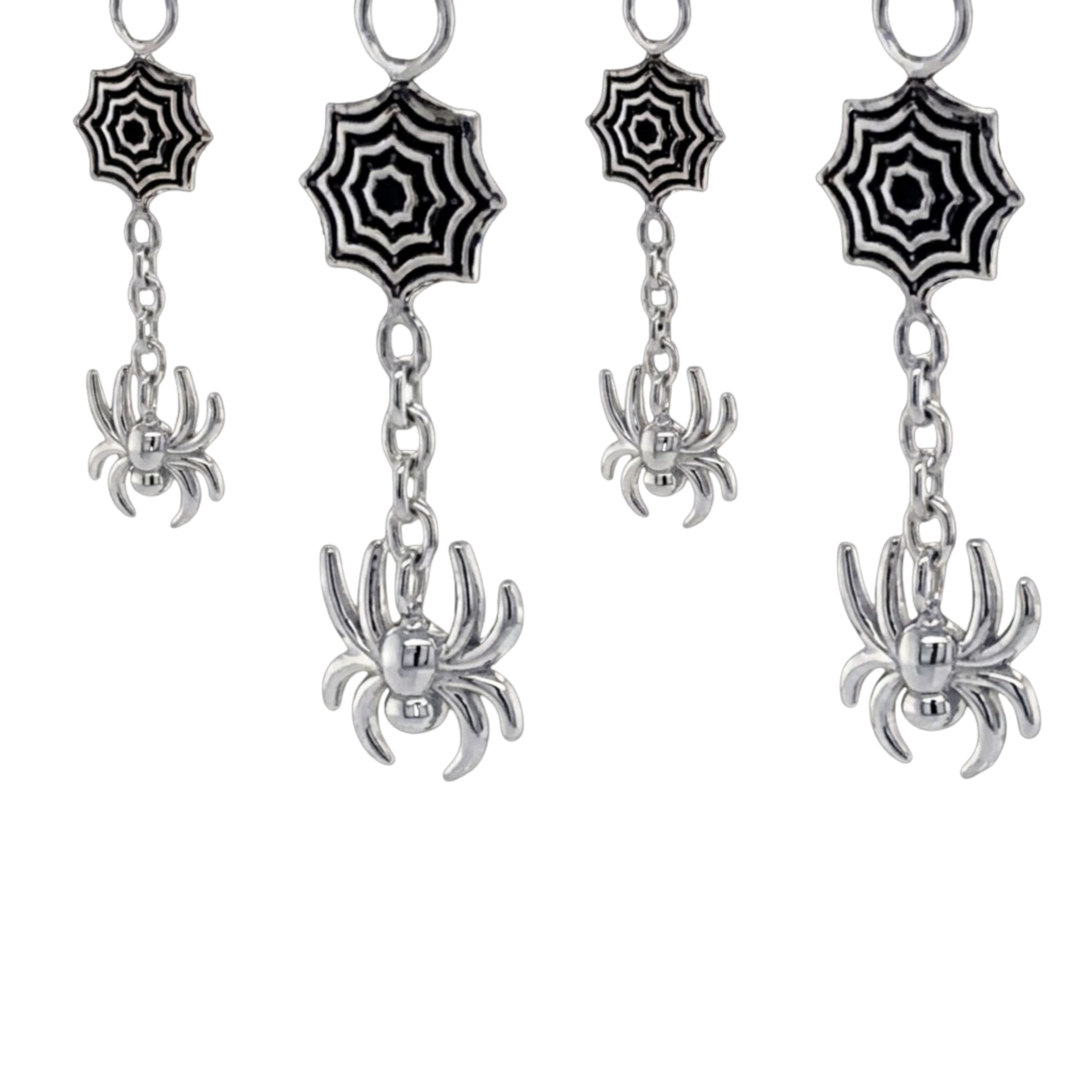 Spider Web rolo chain - Enhancer – 14K Gold Piercing Charm