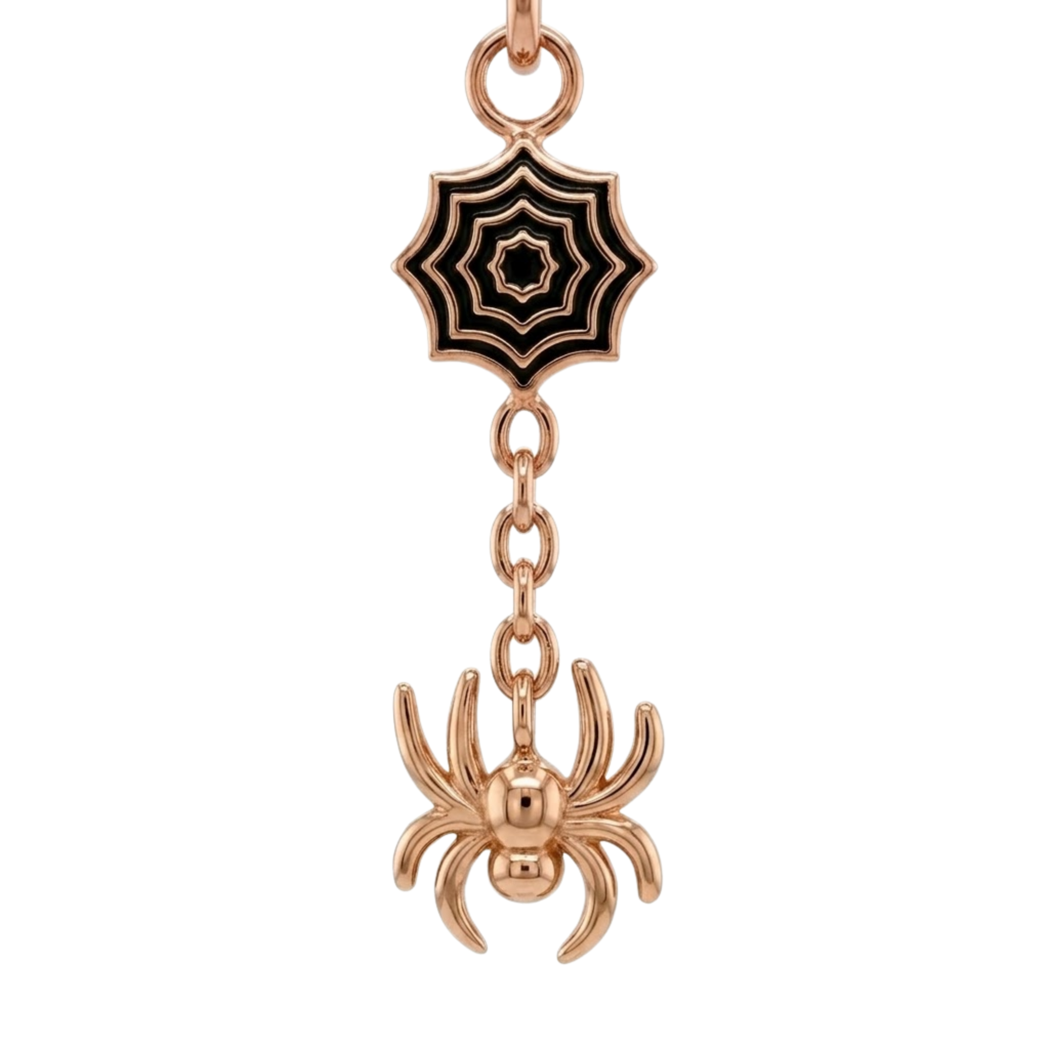 Spider Web rolo chain - Enhancer – 14K Gold Piercing Charm