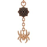 Spider Web rolo chain - Enhancer – 14K Gold Piercing Charm