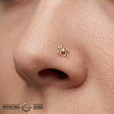 Spider – 14K Gold Threadless/Threaded End