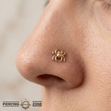 Spider – 14K Gold Threadless/Threaded End