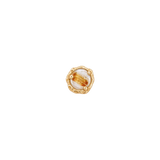 Spirit Rutilated Quartz – 14K Gold Threadless End - piercing-zone.com
