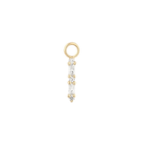 STANDOUT - CZ - GOLD CHARM piercing-zone.com