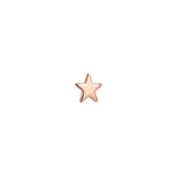 Star End - 18K Gold Threadless/Threaded End - piercing - zone.com