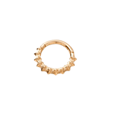 Sydney Clicker styled in septum piercing for edgy elegance