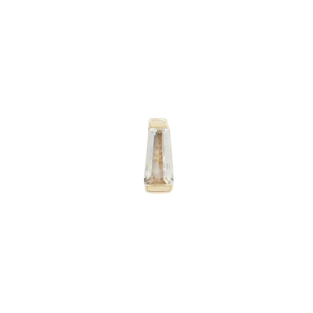 TAPERED BAGUETTE - THREADLESS END piercing-zone.com