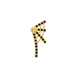 Tarantula Web – 14K Gold Gemstone Threadless End
