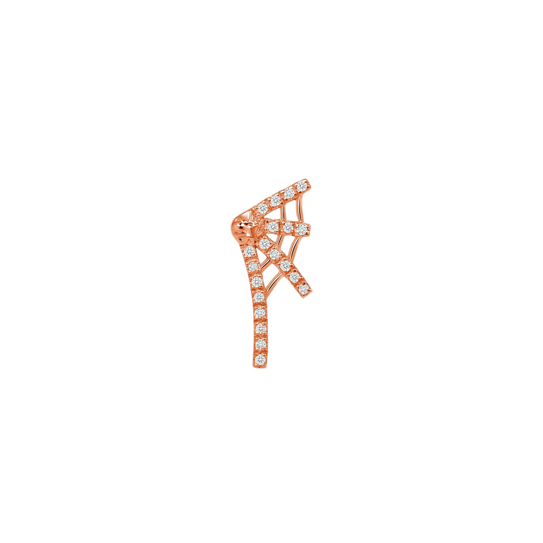 Tarantula Web – 14K Gold Gemstone Threadless End