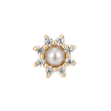 THE OBSESSION - PEARL - THREADLESS END piercing-zone.com
