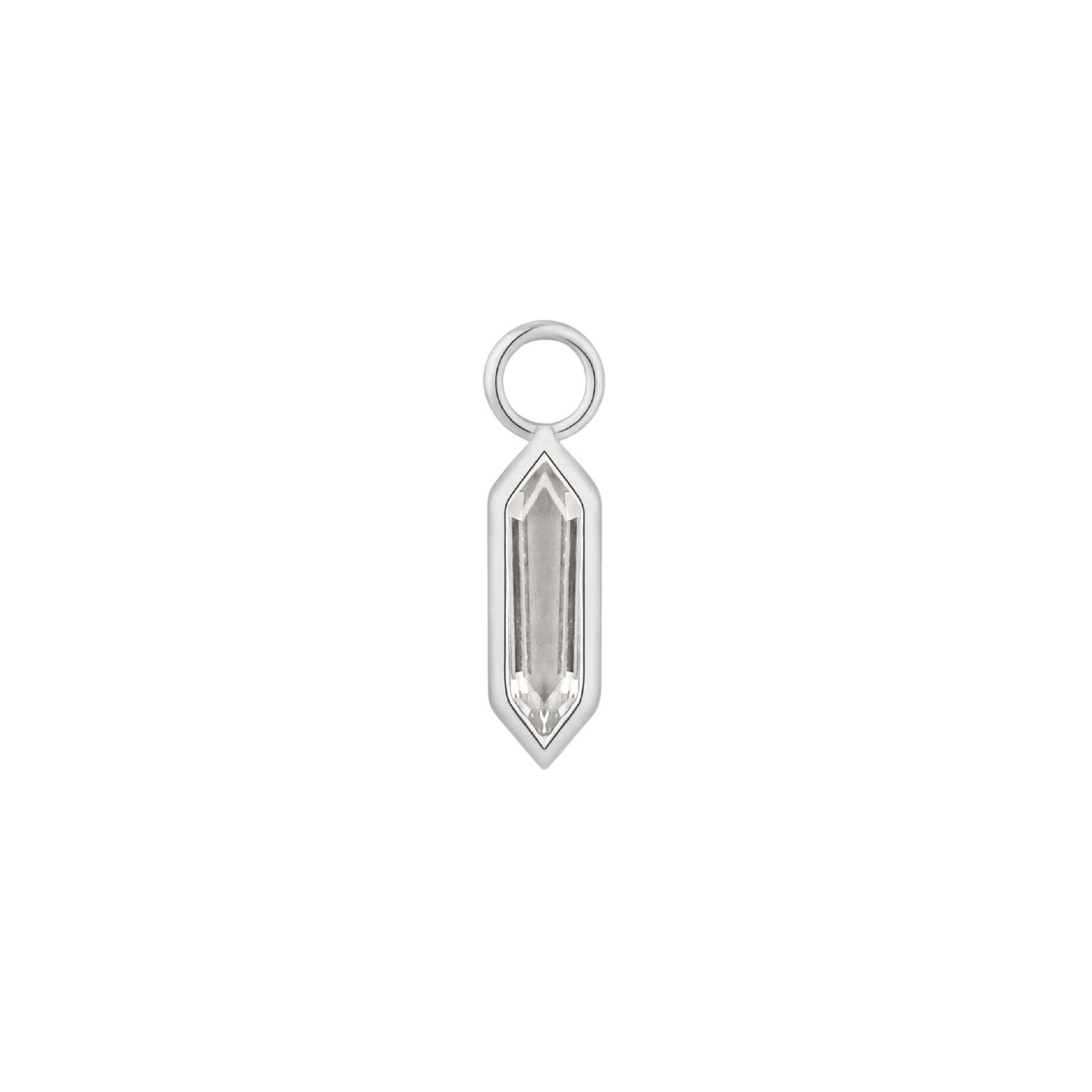 THEORY - CZ - GOLD CHARM piercing-zone.com