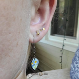 Disk – Polished Flat – 14K Gold Threadless End